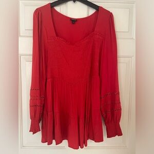 Torrid smocked top